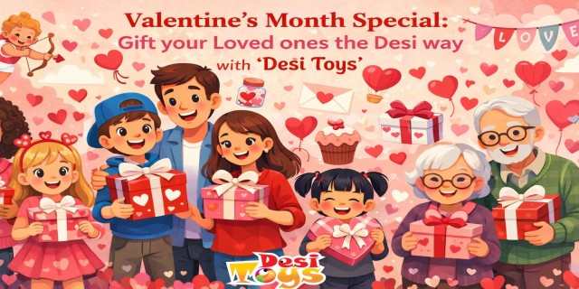 Valentine’s Month Special: Gift Love the Desi Way with Desi Toys ❤️