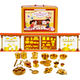 Premium Brass Miniature Pretend play Kitchen set | Brass Toys | Collectible