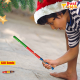 Seven Stones/Lagori Game & Gilli Danda Combo | Pittu & Viti Dandu Wooden Toys | 8 Years + |  Festival Gift Pack For Kids