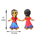 Krishna Doll Gifts Radha Krishna Dolls Pack Of 2 | Plush Cotton Soft Toys | Collectible Return Gift | Festive Gift for Kids