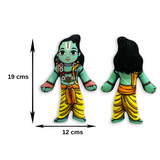 (Pack of 2) Lord Ram Sita Plush | Cotton Dolls Soft Toys | Collectible Play Set | Festival Gift | Ideal Return Gift Pack For Kids