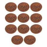 (Pack of 10) Bada Bhool Bhulaiyaa | Wooden Swirl Ball in Maze Puzzle Labyrinth | 5 Year+ | Festive Gift For Kids