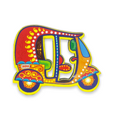 Auto Rickshaw Fridge Magnet | Made in MDF | Collectible | For Gift