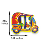 Auto Rickshaw Fridge Magnet | Made in MDF | Collectible | For Gift