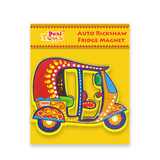 Auto Rickshaw Fridge Magnet | Made in MDF | Collectible | For Gift