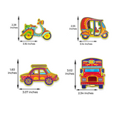 (Combo of 4) Fridge Magnet | Magnet Collection | Collectibles | Best For Gift Set