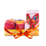 Spinning Tops/Lattu (Pack of 2) & Catapult/Gulel Combo Set | Wooden Toys | Collectible | Festive Gift for Kids