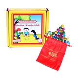 Marble Game Set For Kids | Kanche Game Set Shooter Marbles | Collectible | Best For Gifting