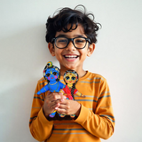 Krishna Doll Gifts Radha Krishna Dolls Pack Of 2 | Plush Cotton Soft Toys | Collectible Return Gift | Festive Gift for Kids