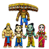 Ramayana Plush Doll Set | Cotton Soft Toys | Collectible Play Set | Washable Soft Cotton Toys for Kids | Gift Set For Kids