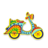 Scooter Fridge Magnet | Made in MDF | Collectible | For Gift