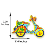Scooter Fridge Magnet | Made in MDF | Collectible | For Gift