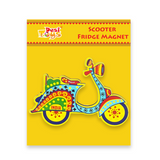 Scooter Fridge Magnet | Made in MDF | Collectible | For Gift