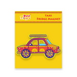 Taxi Fridge Magnet | Made in MDF | Collectible | For Gift