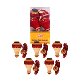 (Pack of 5) Spinning Tops | Wooden Lattu Bhawara | 6 Years + | Festive Gift For Kids