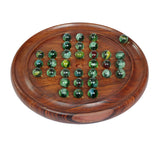 Brainvita Marble Game | Wooden Buddhijaal Solitaire Board Game |  8 Years + | Best For Kids Gifting