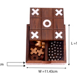 2 in 1 Solitaire & Tic Tac Toe Game