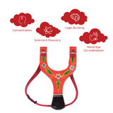 Gulel Catapult With Foam Balls For Kids | Wooden Slingshot Gulel | Collectible | Best For Gift