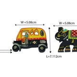 Fridge Magnets handpainted, Fridge Chumbak  Pack of 2