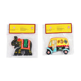 Fridge Magnets handpainted, Fridge Chumbak  Pack of 2