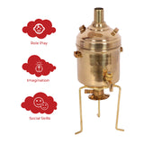 Brass Miniature Water Heater/Pital Bamba pretend play set, Collectible
