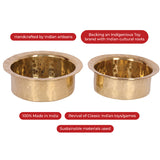 Miniature Vessel Set of 2 | Brass Toys | Collectible Pretend Play Set