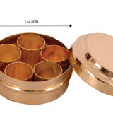 Miniature Pretend Play Set Masala Box | Brass | Collectible