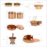 Premium Brass Miniature Pretend play Kitchen set | Brass Toys | Collectible