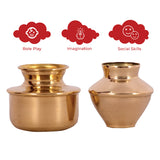 Brass Miniature Pretend Playset Handa Kalshi, Collectible