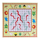 2 in 1 Goats n Tigers & Snakes n Ladders Strategy Board Game