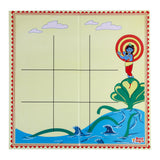 2 in 1 Strategy Board game of Tic Tac Toe and Chauka Bara