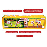Desi Khel Pack of 5 Gift Set | Wooden & Tin Toys | Collectible Play Set | Return Gifts | Festive Gift For Kids