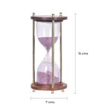 Handcrafted Wooden and Glass Sand Timer / Hour Glass Sand Clock
