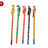 Handpainted Pencils Set of 5 | Wooden Rangeen Kalam | Collectible | Festive Gift For Kids